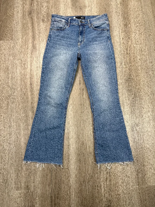 Jeans Boot Cut By Kut In Blue Denim, Size: 4