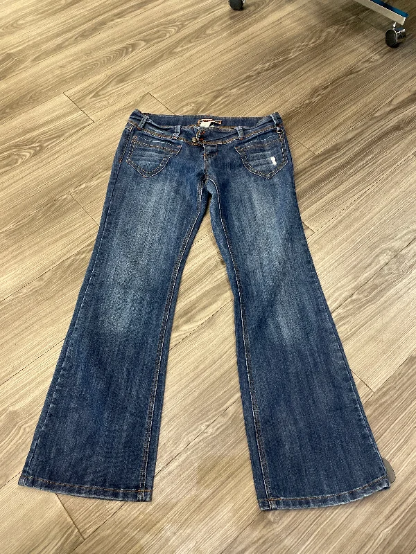 High-end Fabrics Jeans Boot Cut By Younique In Navy, Size: 14