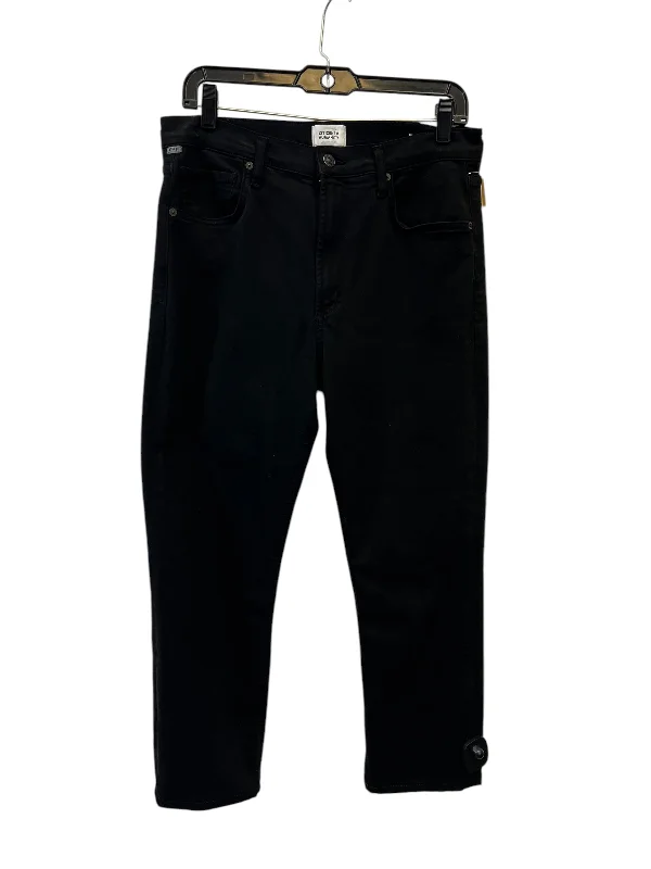 Retro Woolen Jacket Jeans Designer By Citizens Of Humanity In Black, Size: 6