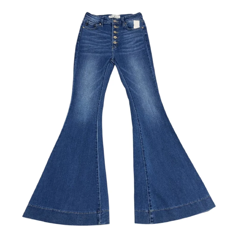 Design Perception Jeans Flared By Kancan In Blue Denim, Size: 2