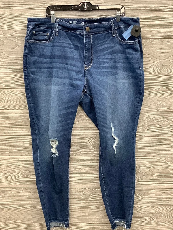 Sweet Girl Jeans Jeggings By Ana In Blue Denim, Size: 20