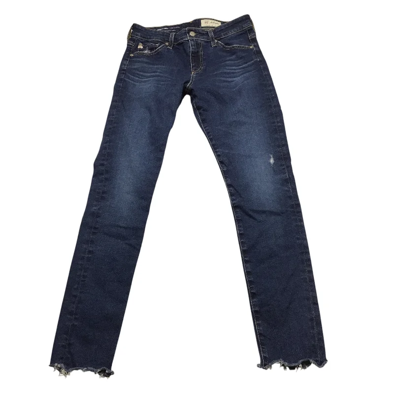 Windbreaker fashion Jeans Skinny By Adriano Goldschmied In Blue Denim, Size: 4