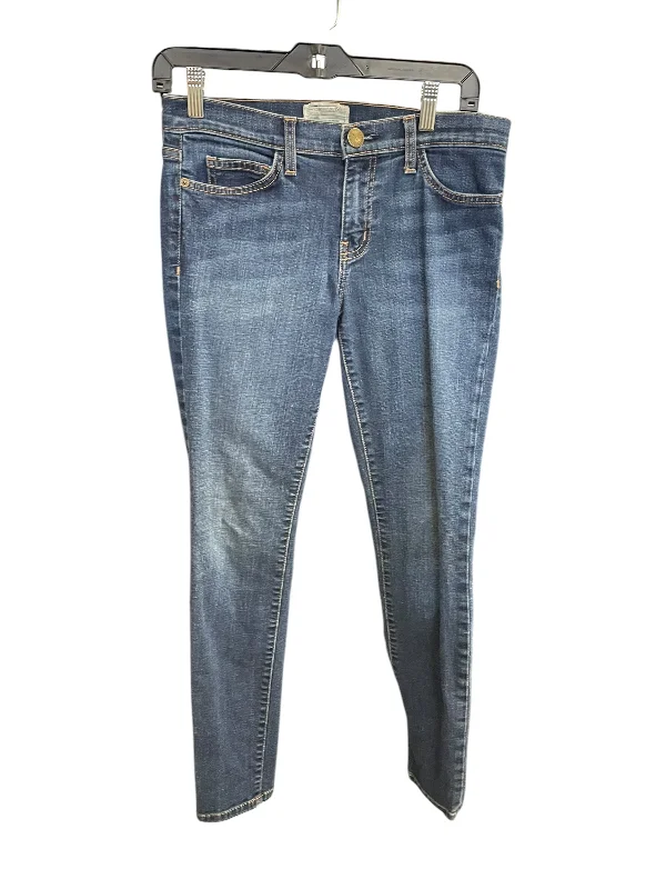 High-end Fabrics Jeans Skinny By Current/elliott In Blue Denim, Size: 6