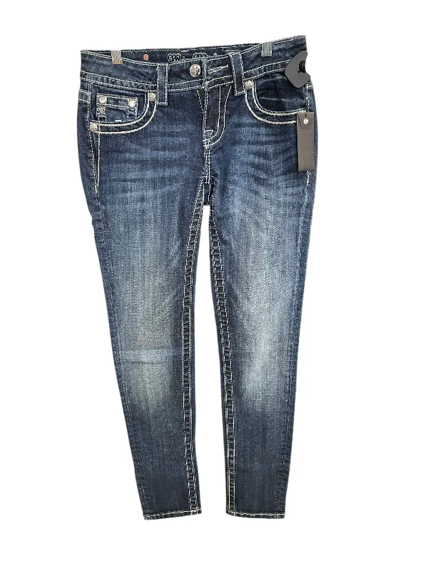 Mid-length Style Jeans Skinny By Miss Me In Blue Denim, Size: 2