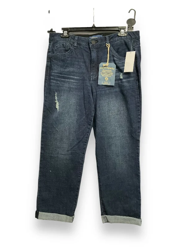 Jeans Straight By Democracy In Blue Denim, Size: 12