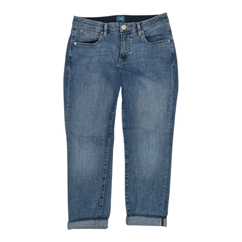 Jeans Straight By Jag In Blue Denim, Size:6P