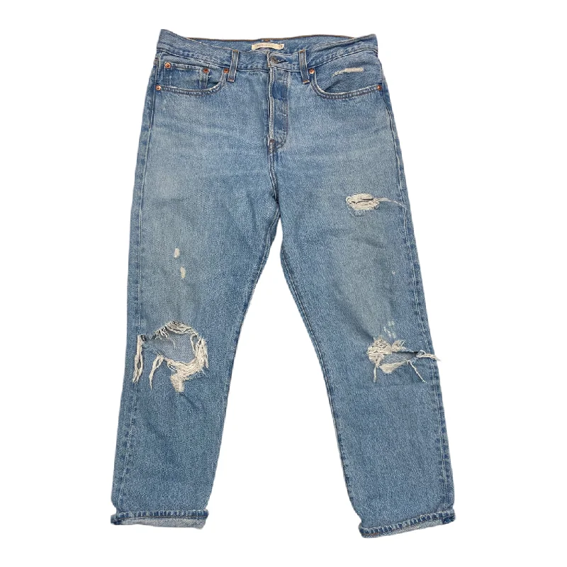 Design sense Jeans Straight By Levis In Blue Denim, Size: 12