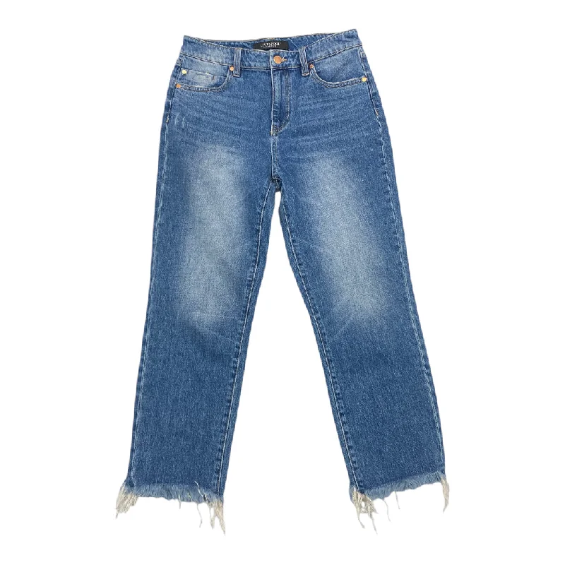 Casual And Versatile Jeans Straight By Liverpool In Blue, Size: 2