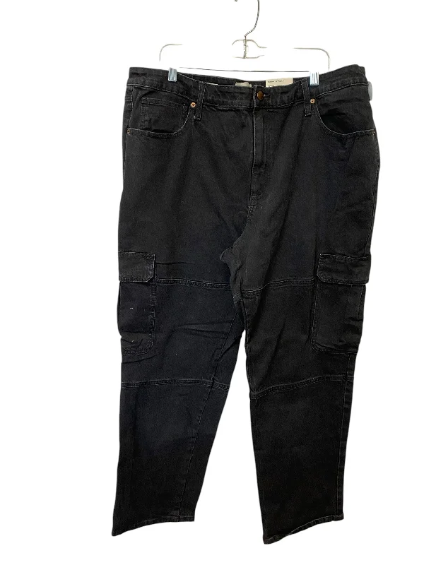 Warm And Comfortable Jeans Straight By Universal Thread In Black, Size: 20