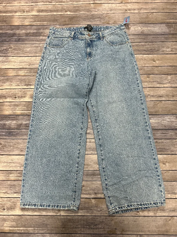 Fashion Style Jeans Wide Leg By Cme In Blue Denim, Size: 8