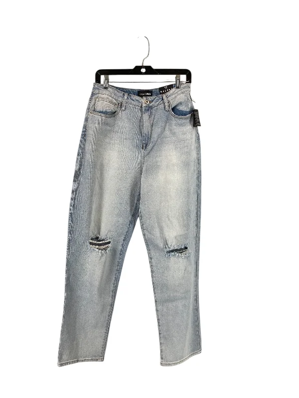 Independent design Jeans Wide Leg By Fashion Nova In Blue Denim, Size: 11