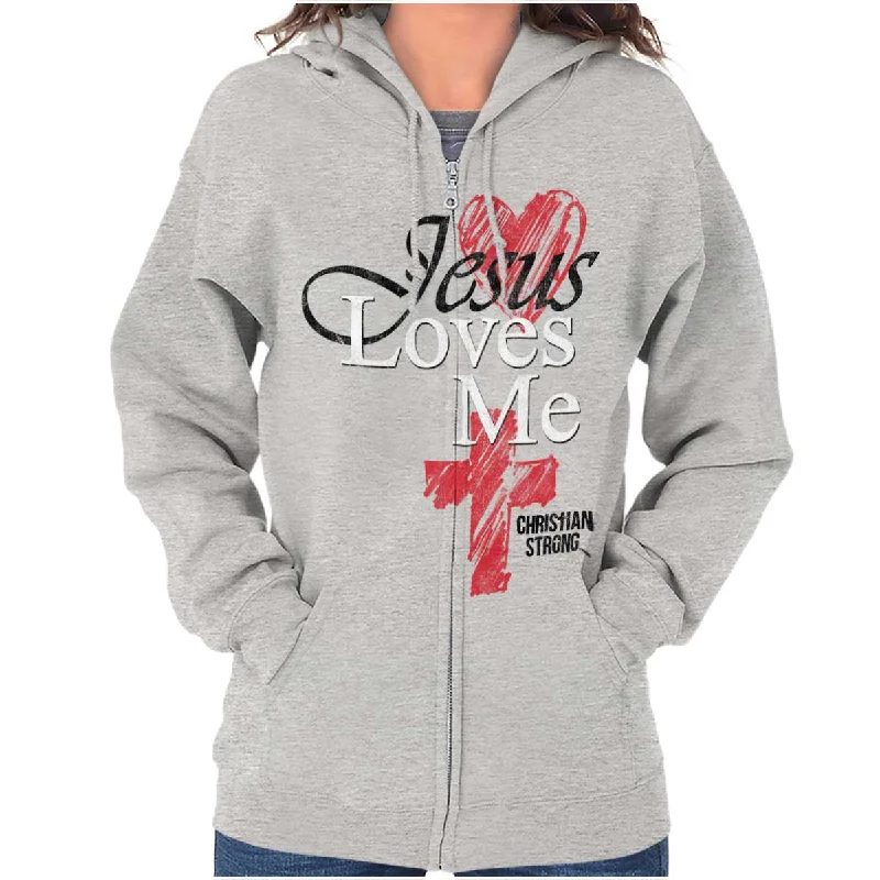 End Of The Year Jesus Loves Me Zip Hoodie