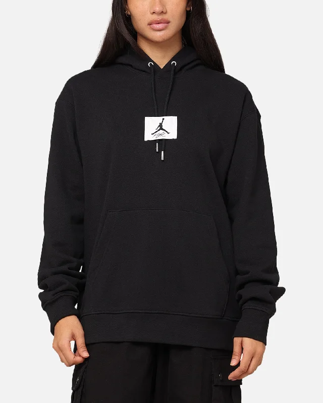High-end atmosphere Jordan Essentials Statement Fleece Pullover Hoodie Black/Sail