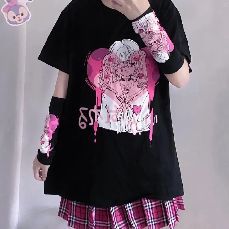 Simple Matching Menhera Valentina Crewneck