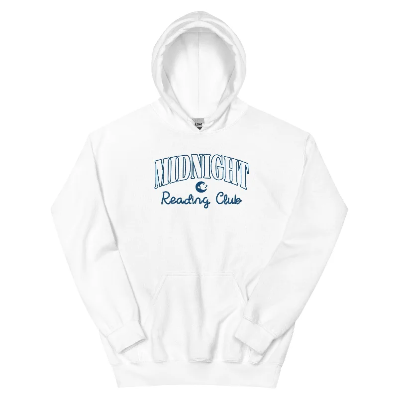 Midnight Reading Club Embroidered Hoodie