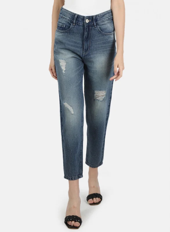 Trendy and versatile Women Blue Slim Fit Denim