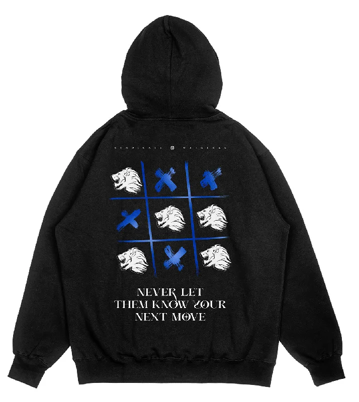 Comfortable And Cold-proof Next Move Hoodie Black/Blue
