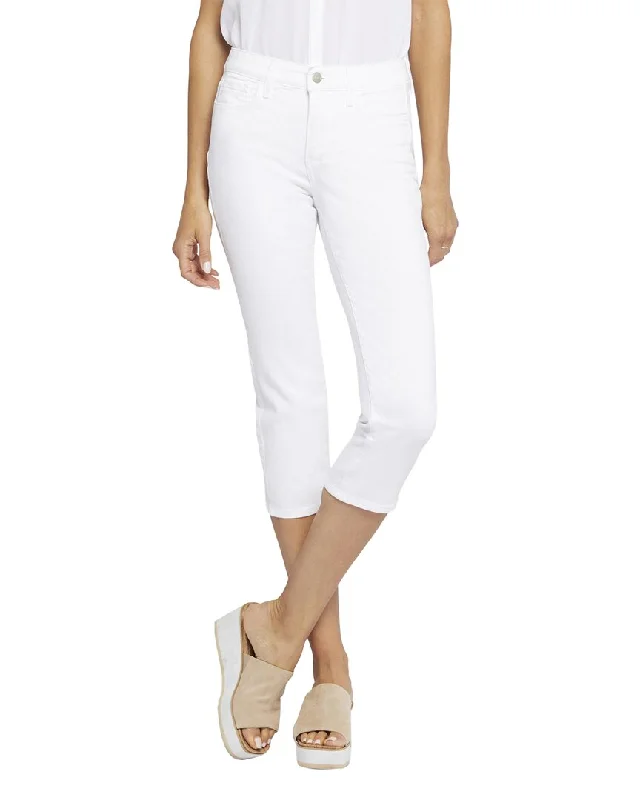 Street Charm NYDJ Crop Optic White Relaxed Jean