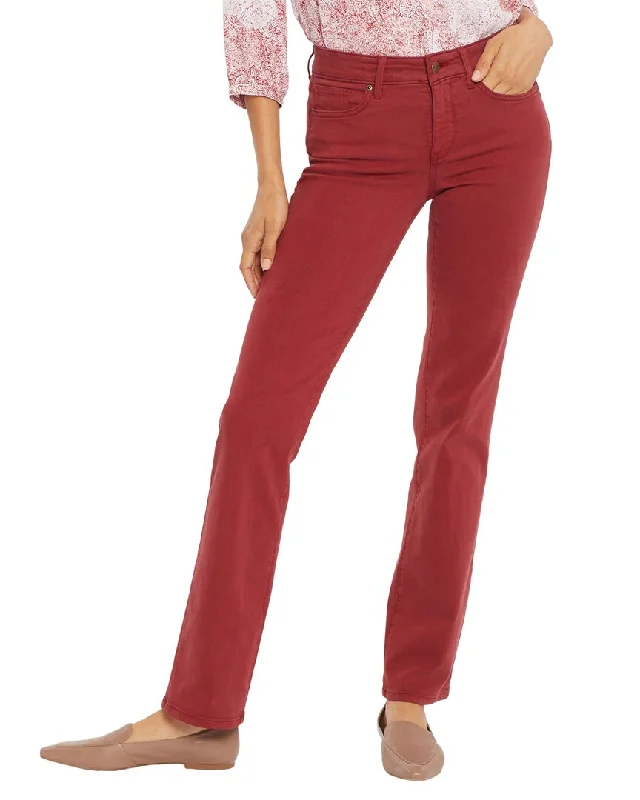 Elegant And Casual NYDJ Petite Marilyn Boysenberry Reactive Straight Leg Jean
