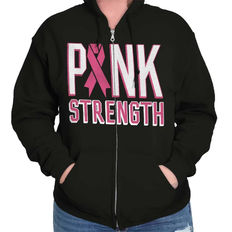Versatile Items BCA Pink Strength Zip Hoodie