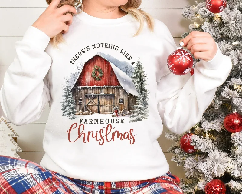 British Style Retro Farm Girl Xmas Hoodie - Female Christmas Gift Sale