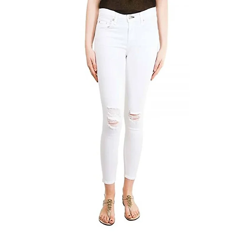 Skinny Crop Jean In White