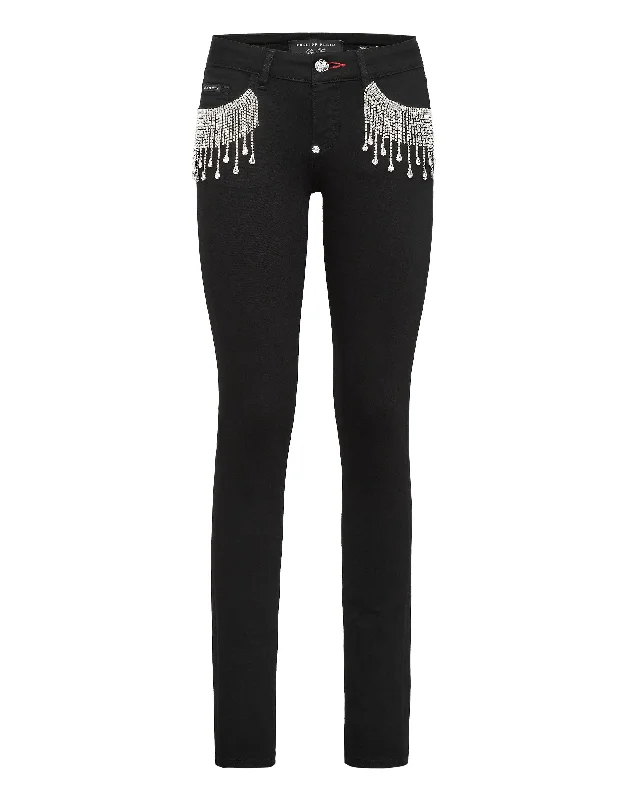 Retro Design Slim Fit Fringe