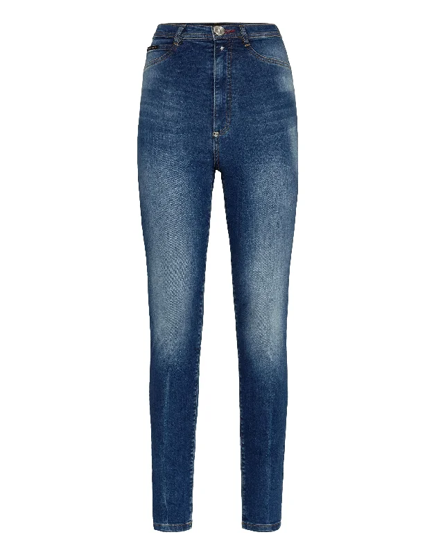Retro Dress Super High Waist Jegging Statement