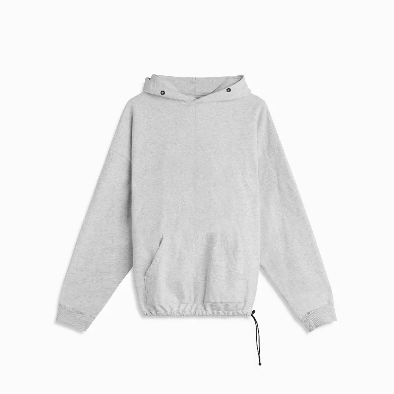 Classic Retro surplus hoodie / ash heather grey