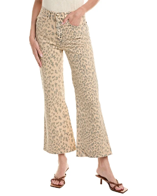 Printing decoration THE GREAT The Kick Bell Vintage Leopard Jean
