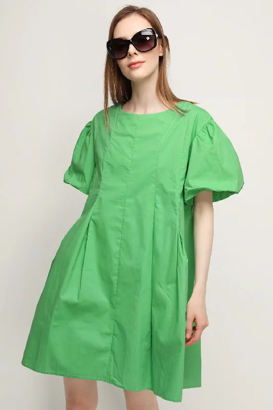 Versatile Wear Amelia Puff Sleeve Dress