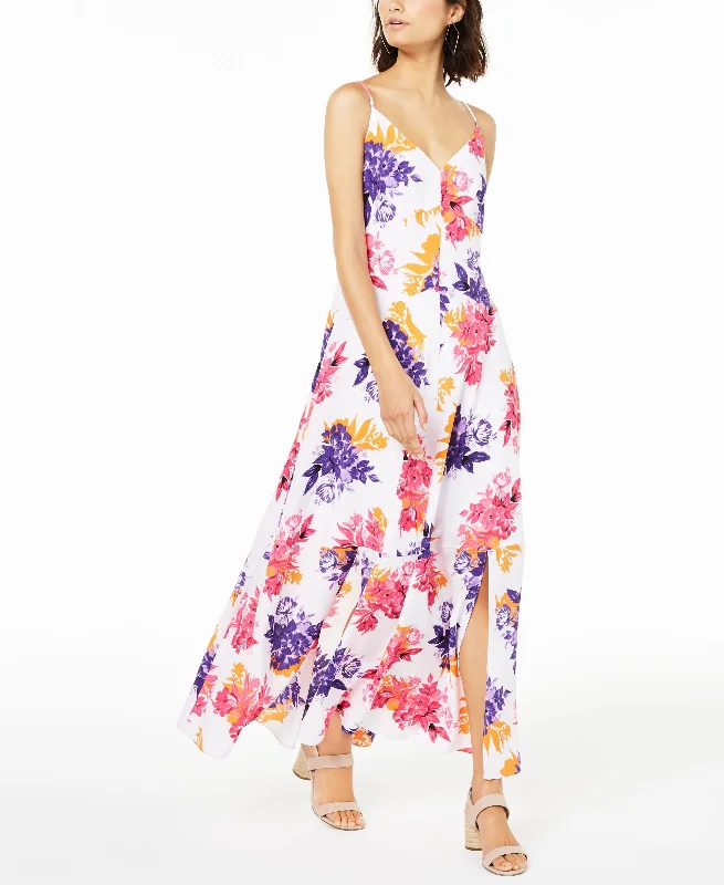 Floral-Print Maxi Dress