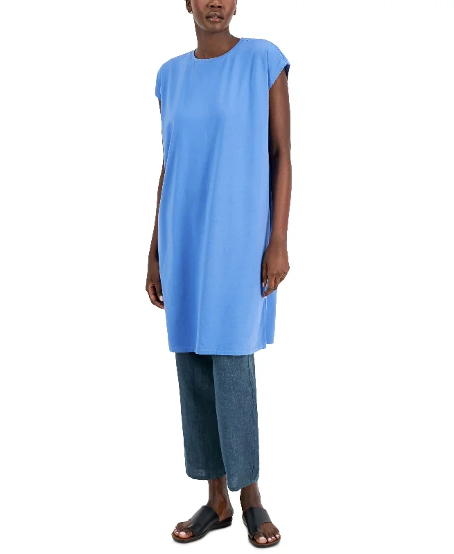 Eileen Fisher Relaxed Cap Sleeve Dress