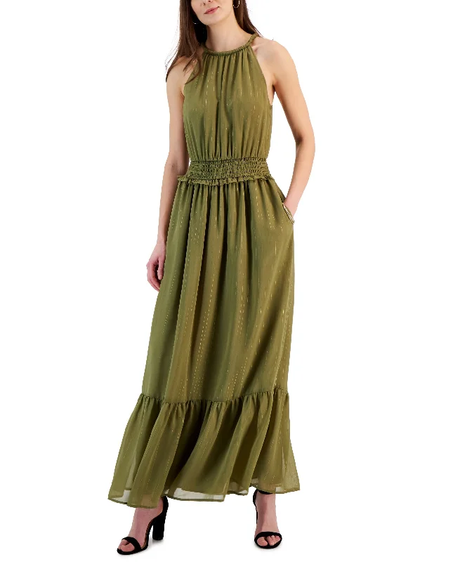 Stylish Wear International Concepts Womens Halter Maxi Dress