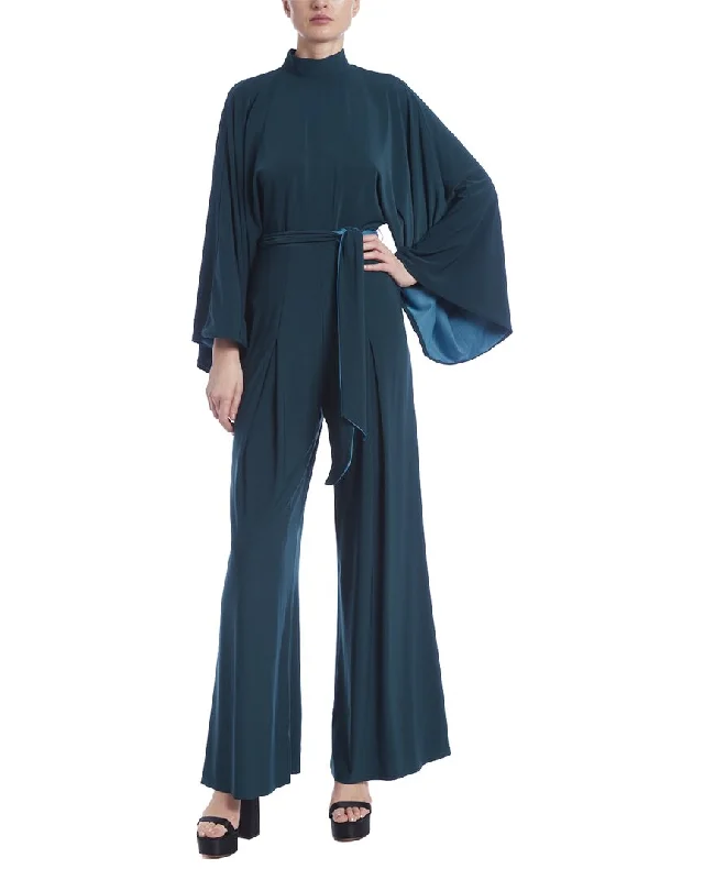 Renaissance Style Jewel Badgley Mischka Kimono Sleeve Jumpsuit