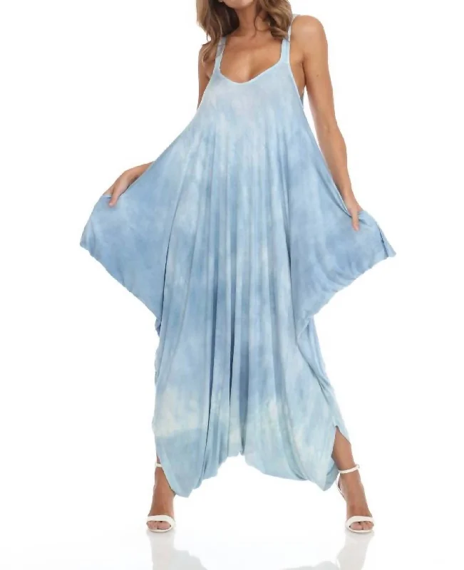 Cozy Layers Olivia One Size Jumper In Indigo Cloud Plant Dye