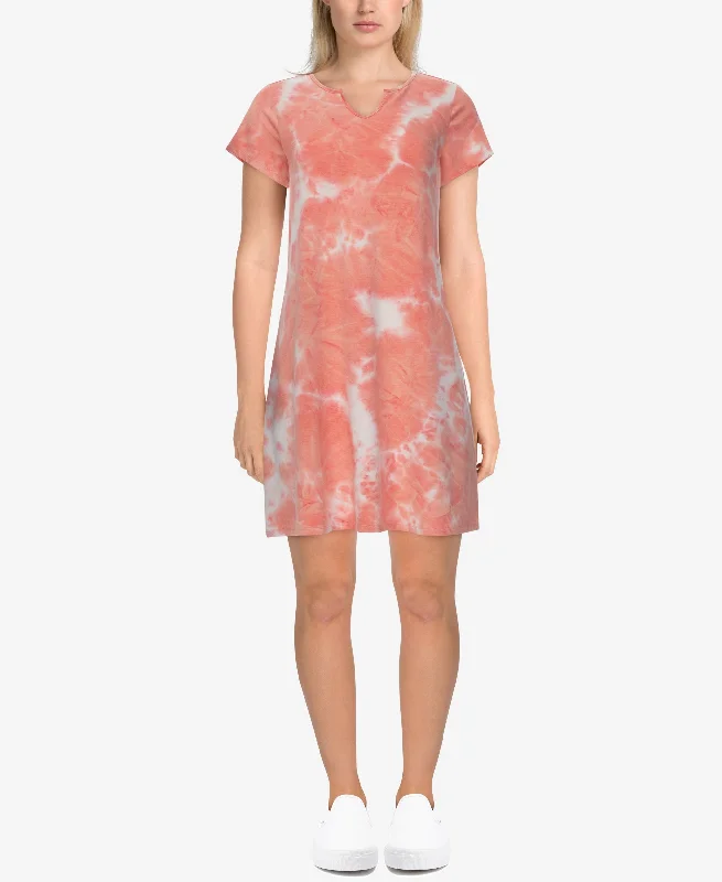 Ruby Rd. Misses Tie Dye Baby Short Sleeve Dress