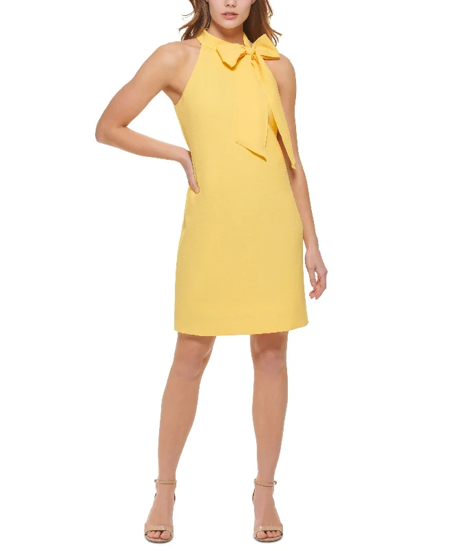 Summer Comfort Vince Camuto Bow Neck Halter Dress
