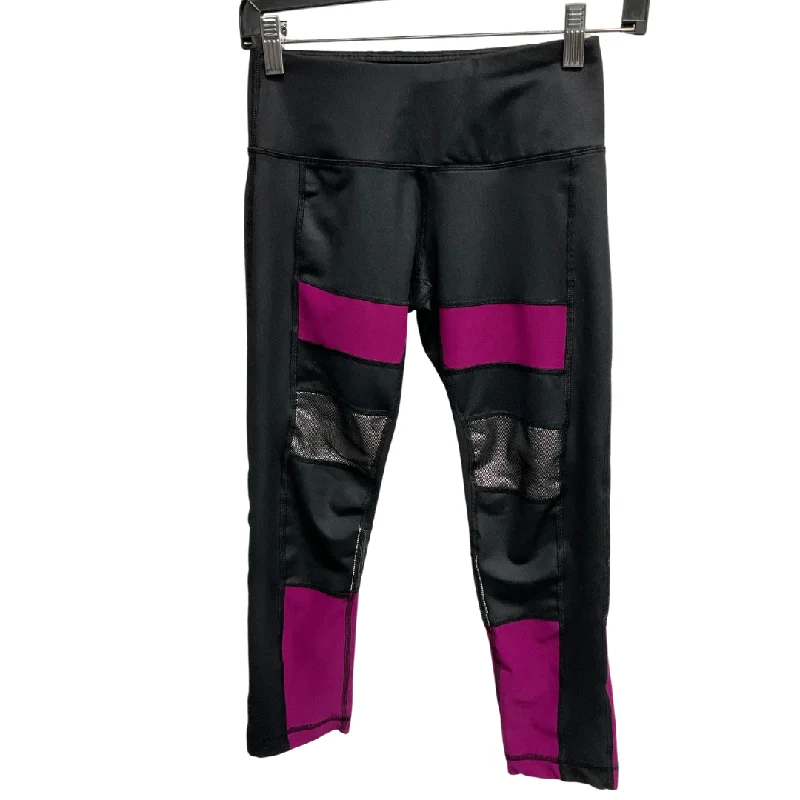 Youthful Street Fashion Athletic Leggings By 90 Degrees By Reflex In Black, Size: Xs