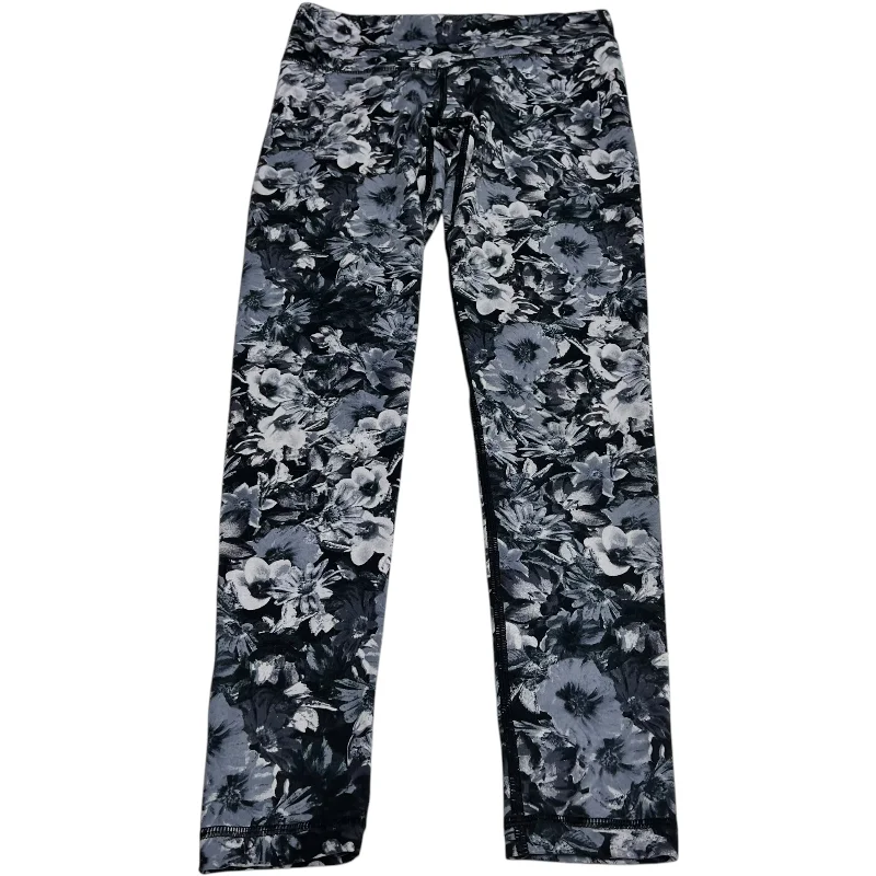 High Street Series Athletic Leggings By 90 Degrees By Reflex In Blue & Grey, Size: Xs