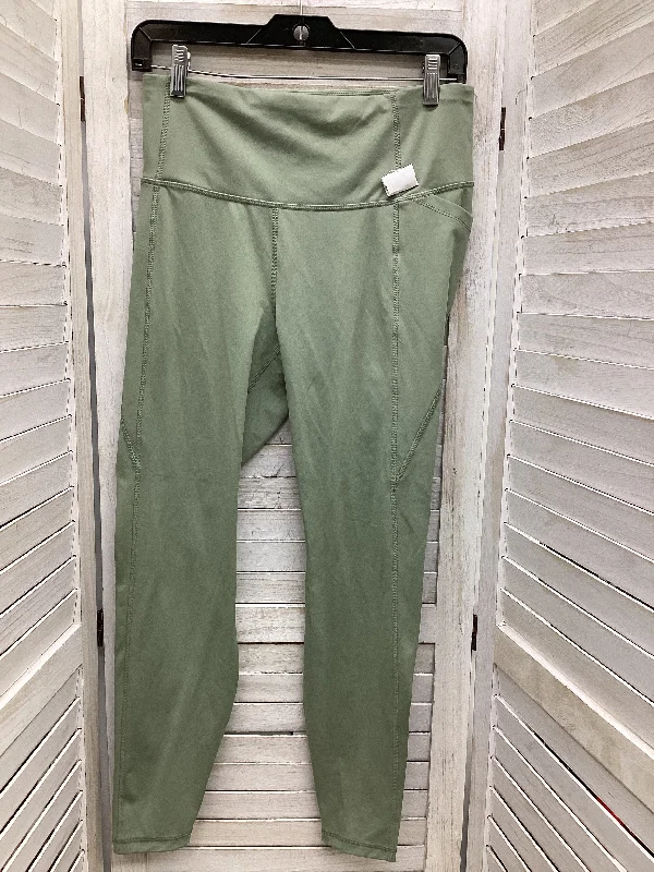 Personalized Design Athletic Leggings By All In Motion In Green, Size: M