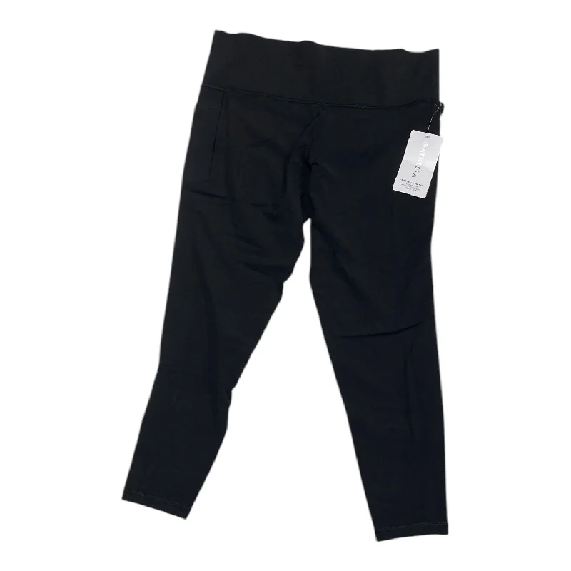 Must-have For Autumn And Winter Athletic Leggings By Athleta In Black, Size: 1x