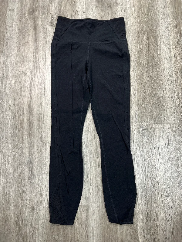 Unique Prints Athletic Leggings By Athleta In Black, Size: Xs