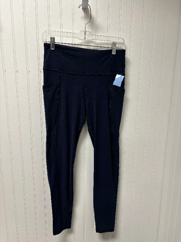 Athletic Leggings By Athleta In Blue, Size: M