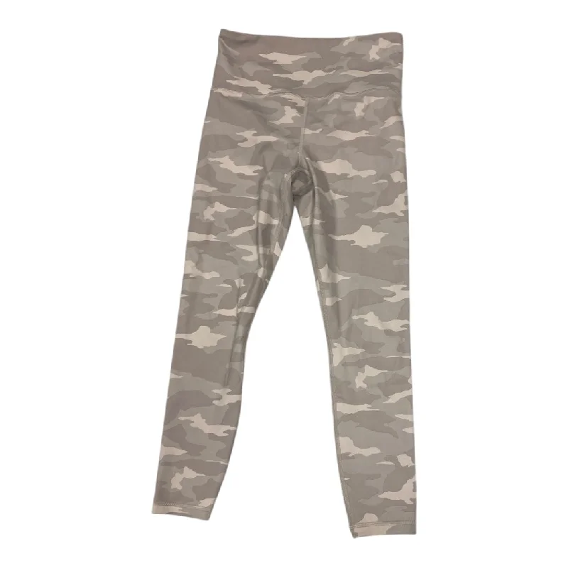 Unique Fashion Athletic Leggings By Athleta In Camouflage Print, Size: S