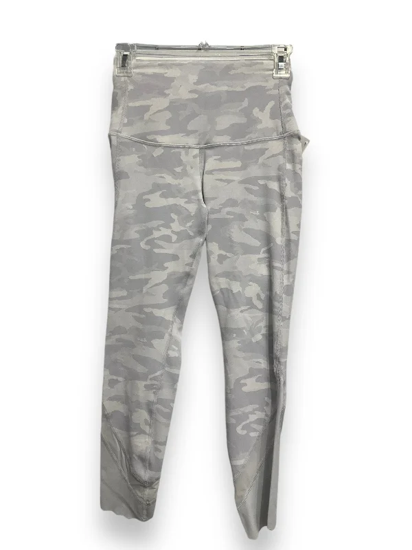 British Style Athletic Leggings By Lululemon In Grey, Size: 6