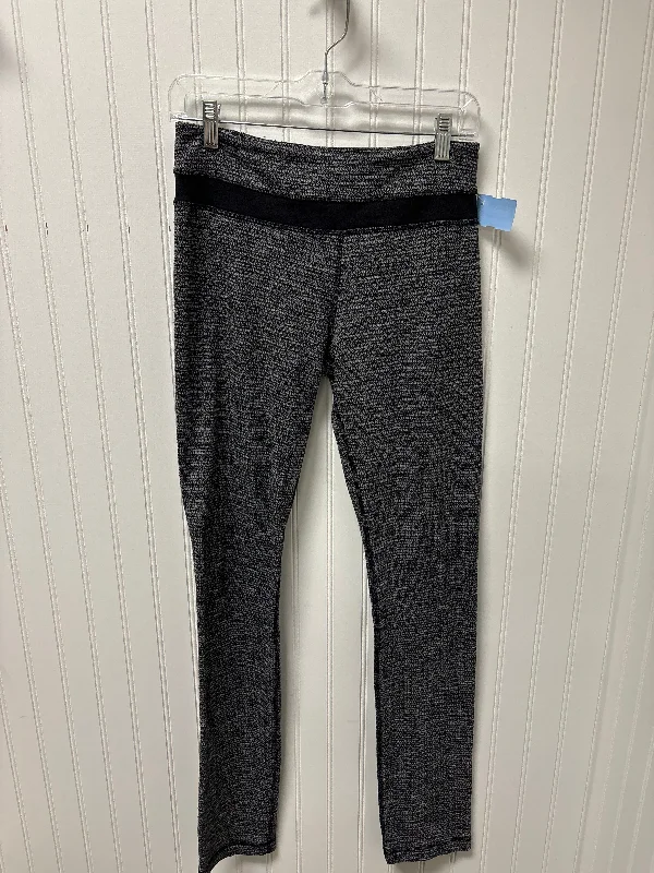 Athletic Leggings By Lululemon In Grey, Size: M