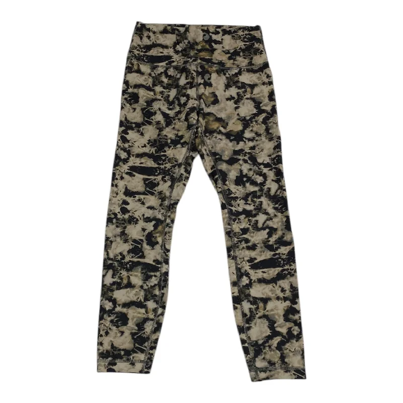 Spring Fashion Athletic Leggings By Lululemon In Multi-colored, Size: 8