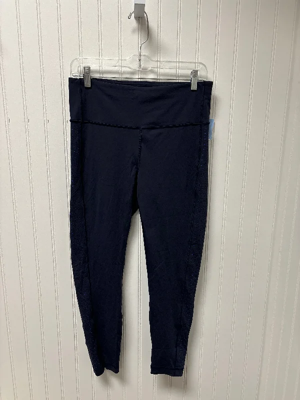 Athletic Leggings By Lululemon In Navy, Size: M