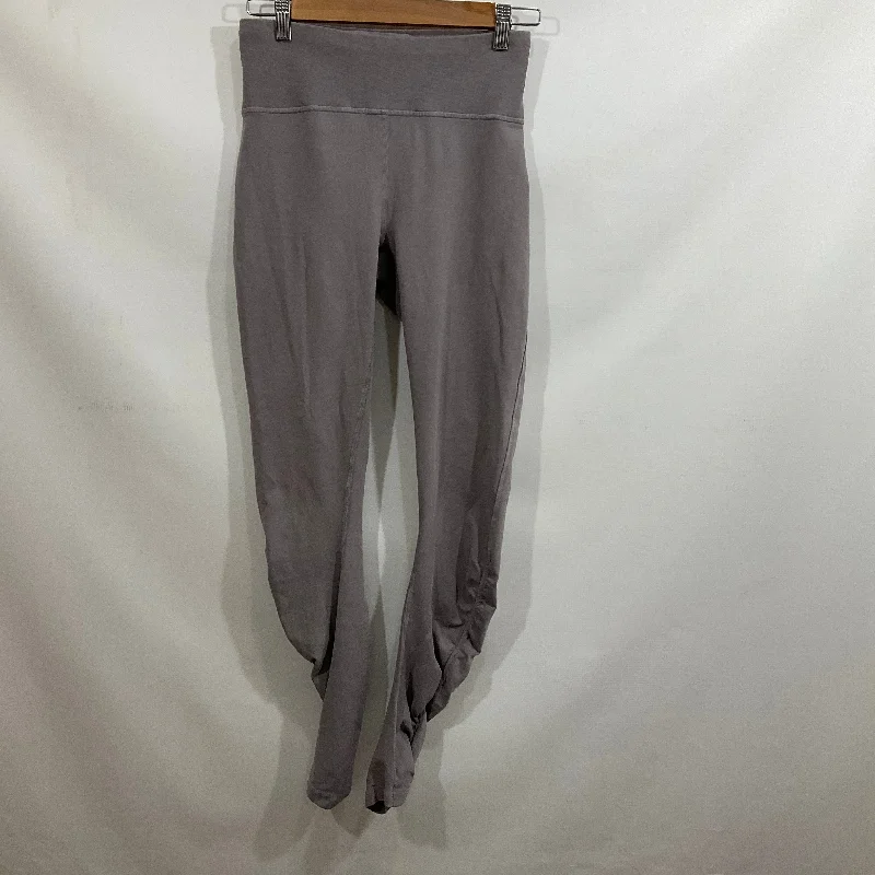 Lace Design Athletic Leggings By Lululemon In Purple, Size: 6